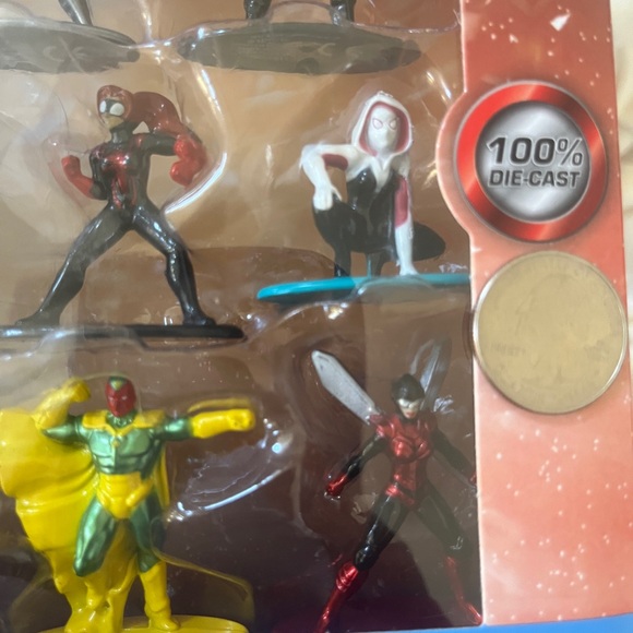 Marvel Die Cast Jada Toys Nano Metal Figures 20 x 1.65” Wave 2 - Picture 3 of 8